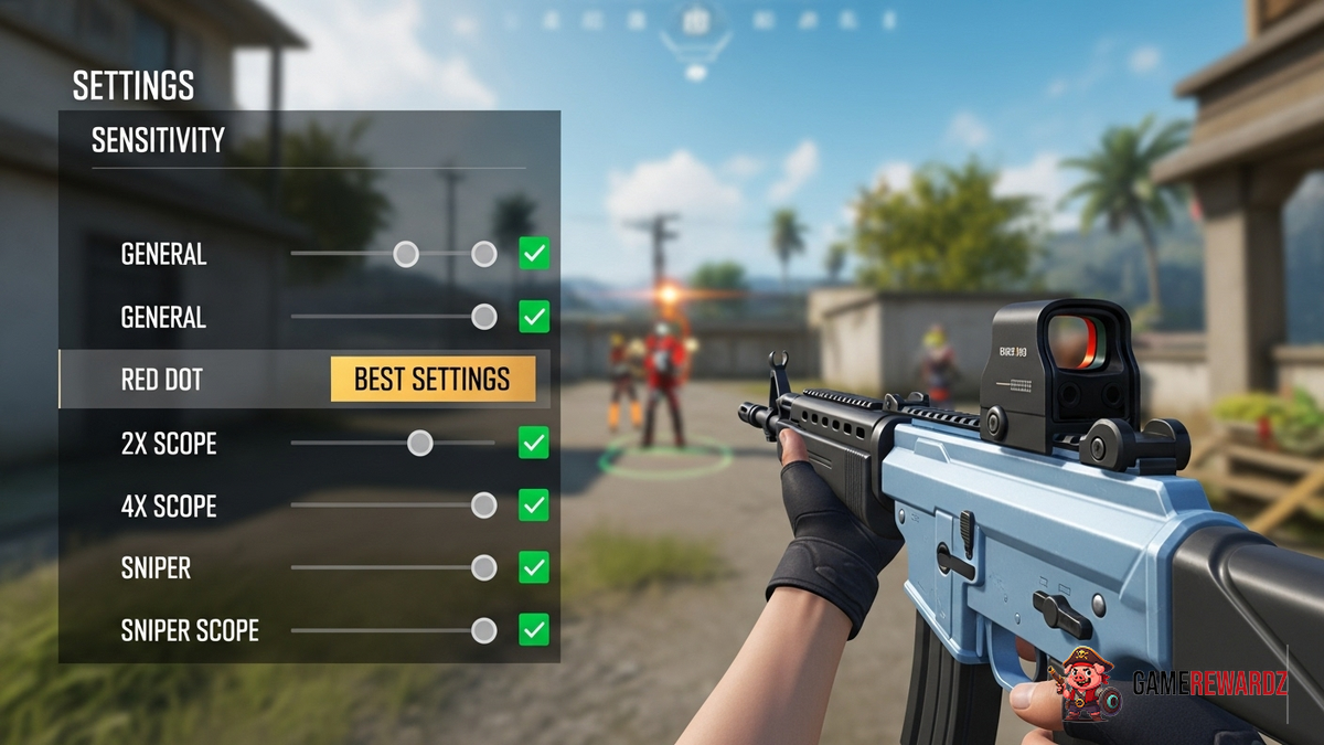 Free Fire Best Sensitivity Settings for Headshots